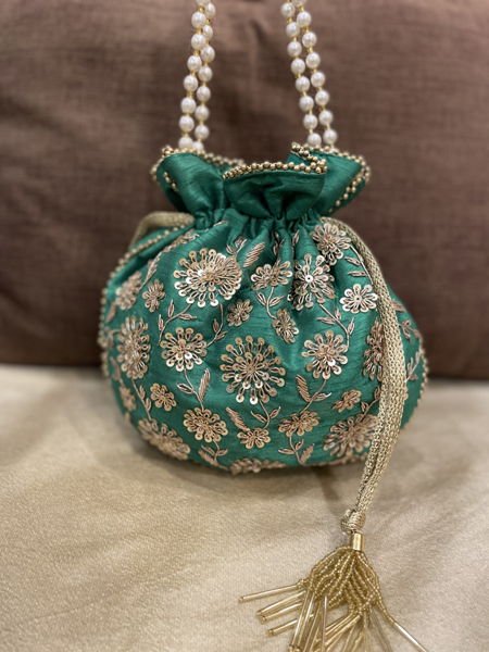 Buy Purple Potli Bag for Women Online from India's Luxury Accessories  Designers 2024
